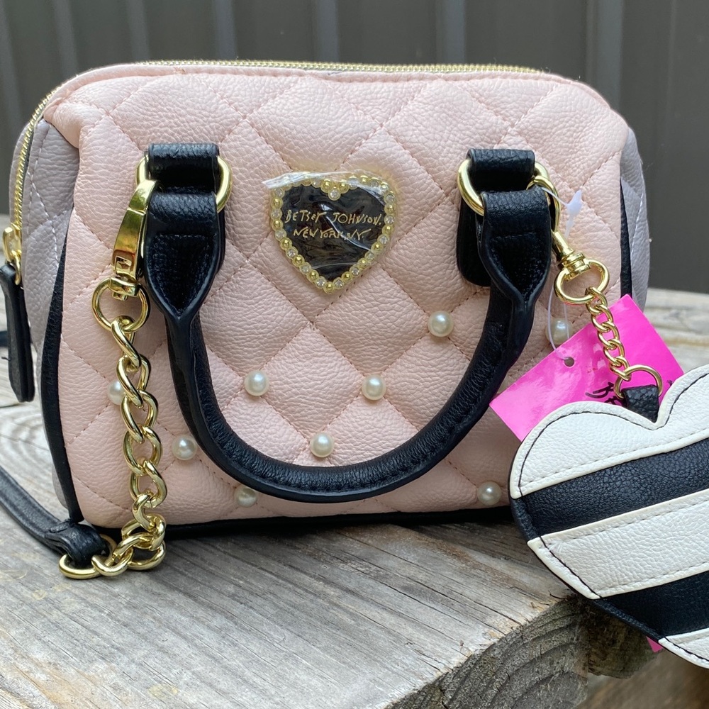 Betsy Johnson Mini Satchel XBody purse
